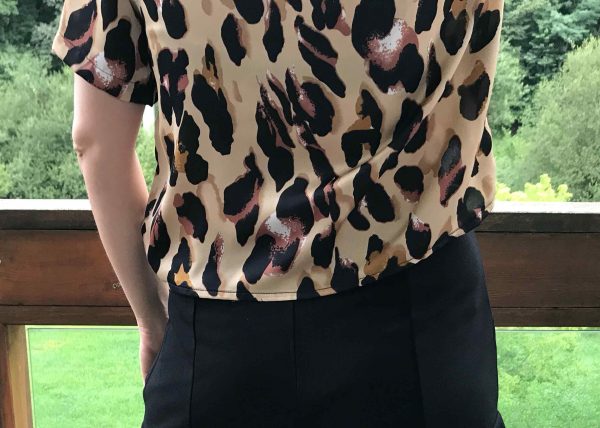 blusa estampado leopardo