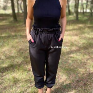 pantalon baggy negro