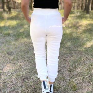 pantalon comfy bolsillos blanco